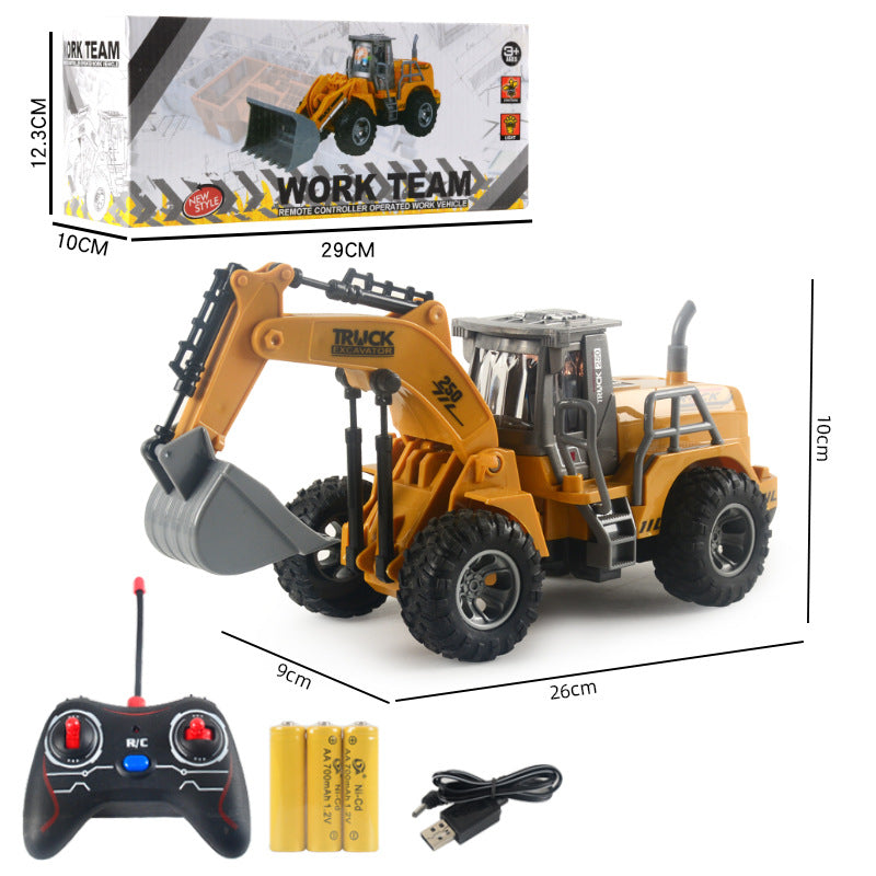 Excavadora a Control Remoto: Diversión de Obra en Casa